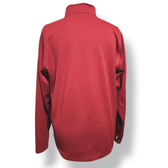 POPPI WOMENS 1/4 ZIP SWEATSHIRT PINK Pull On Thumbhole Large Tic Toc Fa… - Picture 8 of 9